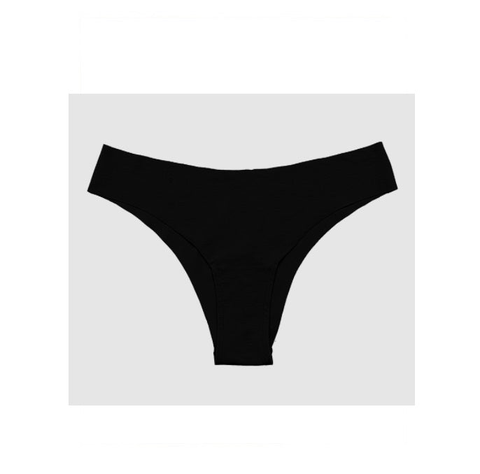 Lot of 3 Hope Nude Line Bikini Panty Black Cotton Lingerie Underwear Brazilian