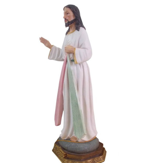 Brazilian Original Resin Image of Merciful Jesus 9 cm Religious Articles Collectible