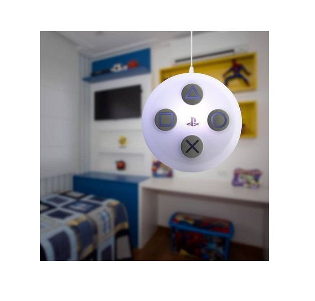 Brazilian White Playstation LED RGB Pending Light Fixture Luminaire Lamp Decor