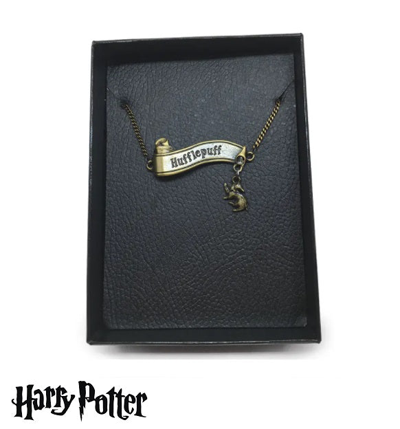 Harry Potter Hufflepuff Metal Gold Plated Bracelet Collectible Jewelry Geek Art