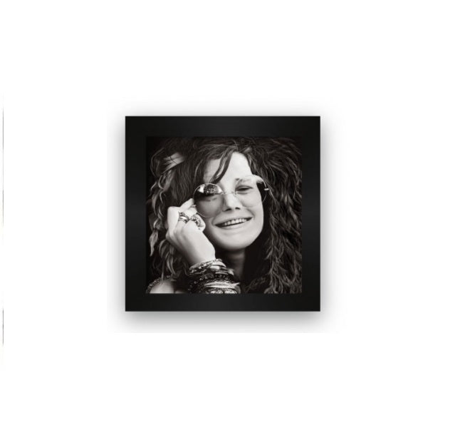 Janis Joplin in Concert Tile w/ Frame Decorative Collectible Framework Painting