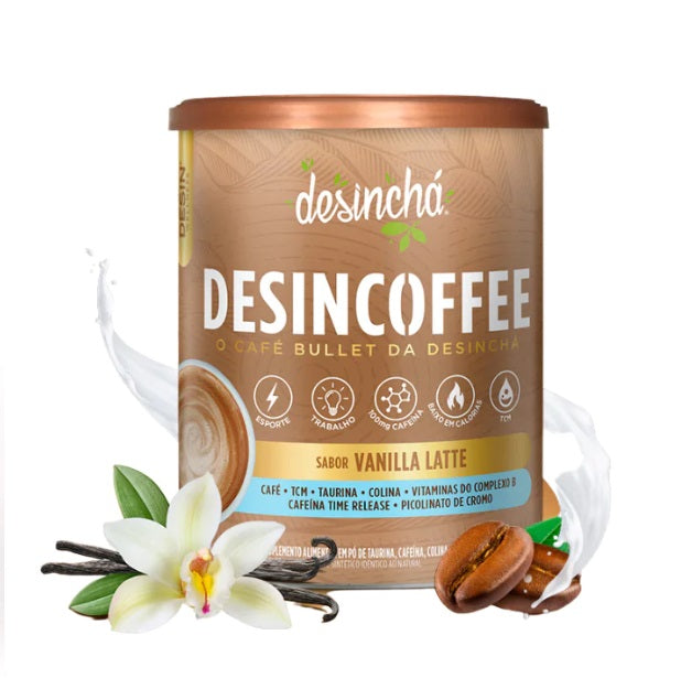 Desincoffee Vanilla Latte Flavor Arabica Bullet Coffee 220g - Desin