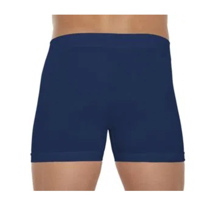 Lot of 3 Zorba Boxer Cotton Seamless Tagless Dark Blue Underwear Brazilian