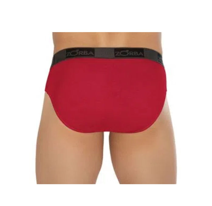 Lot of 3 Zorba Slip Plus 716 Red Male Cotton Underwear Original Brazilian