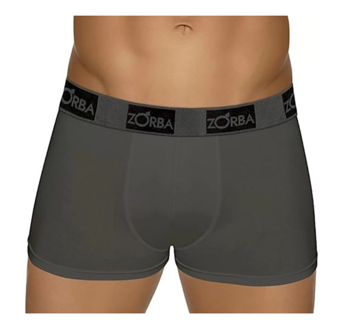 Lot of 3 Zorba Boxer Plus 717 Graphite Cotton Male Underwear Brazilian Original