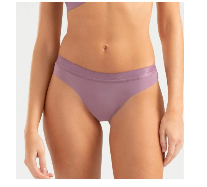 Lot of 3 Mash She Invisible Microfiber Lilac Panty Lingerie Underwear Brazilian