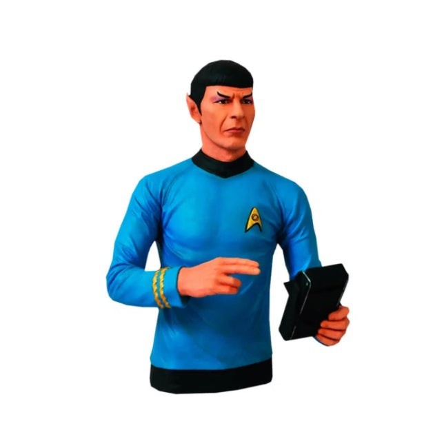 Star Trek Diamond Spock Piggy Bank Money Safe Box Decorative Collectible