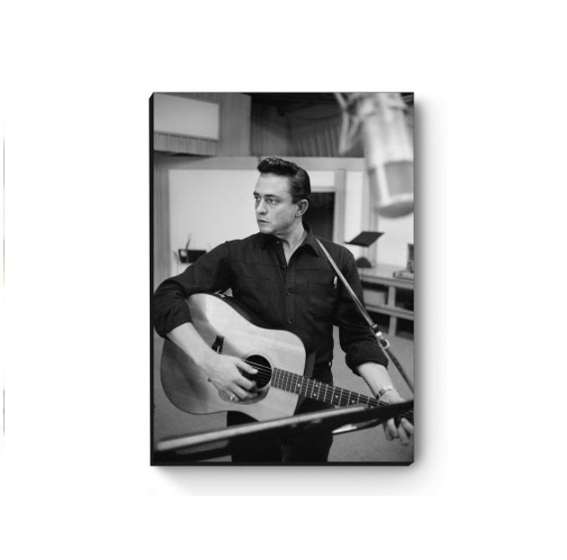 Johnny Cash MDF Canvas Decorative Collectible Painting Art Printing Mod. 2 A3