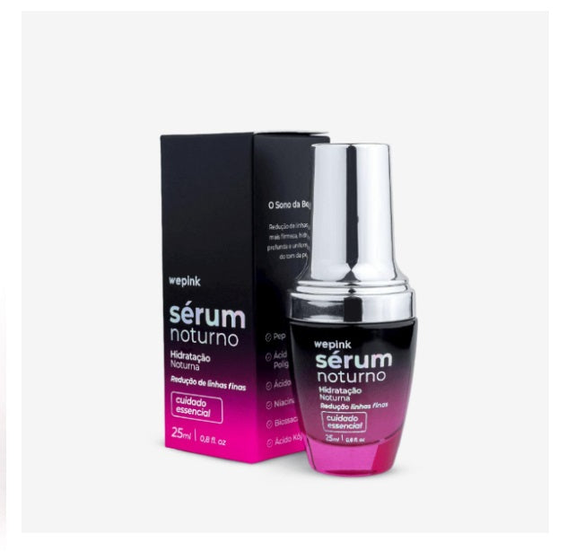Facial Night Sérum Skin Care Daily Beauty Hyaluronic Acid 25ml - We Pink