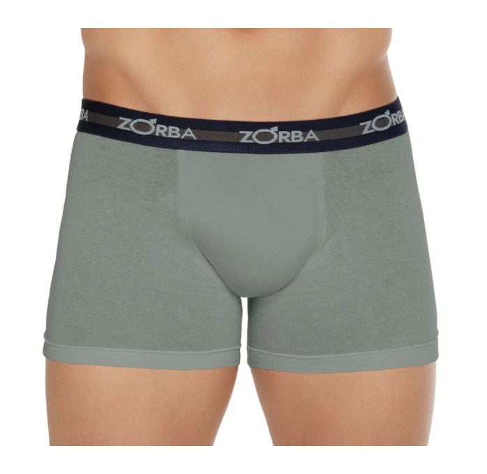 Lot of 3 Zorba Boxer Max 702 Cotton Gray Male Underwear Original Brazilian