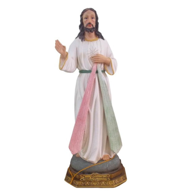 Brazilian Original Resin Image of Merciful Jesus 9 cm Religious Articles Collectible
