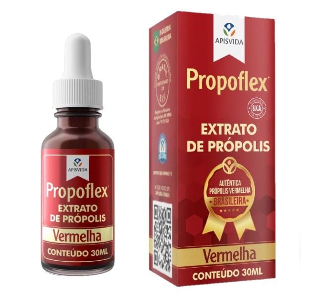 Red Propolis Extract 11% Propoflex Healthy Supplement 30ml  - Apis Vida