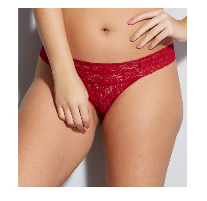 Lot of 3 Hope Happy Red Lace Bikini Panty Cotton Underwear Lingerie Brazilian