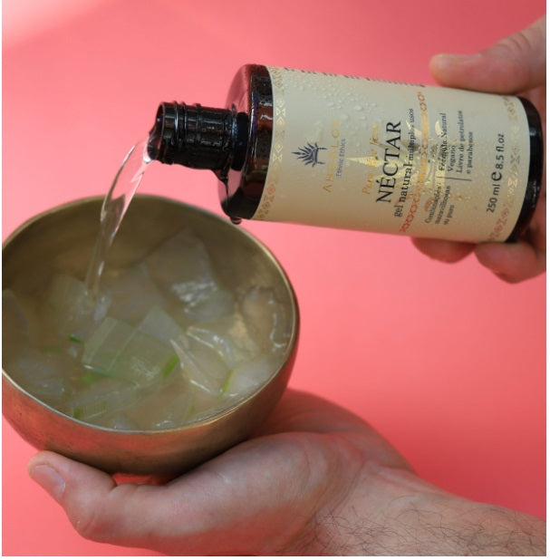 Skin Hair Body Care Nectar Multifunctional Vegan Gel Aloe Vera Treatment 250ml