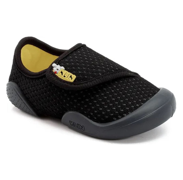 Klin New Comfort Anatomic Black Velcro Sneaker Kids Childish Shoe Brazilian
