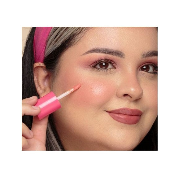 Brazilian Original Game On Liquid Blush Eyeshadow Lip Tint Kit 3 Itens Makeup