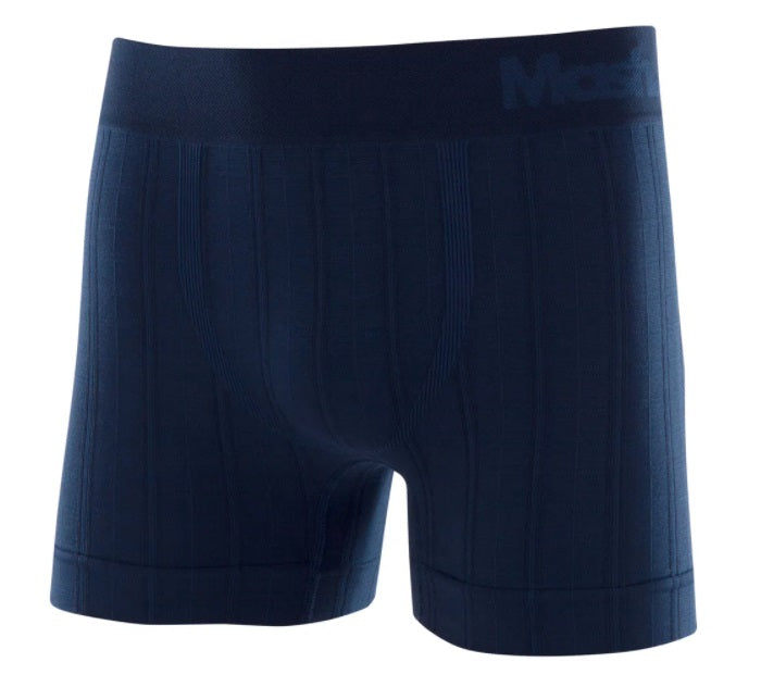 Lot of 3 Mash Microfiber Seamless Boxer Dark Blue Men Underwear Brazilian
