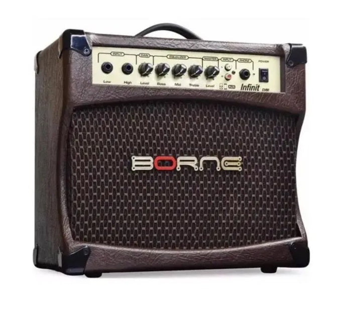 Brazilian Borne Guitar Musical Amplifier Infinit CV80 30W 110V/220V Brown
