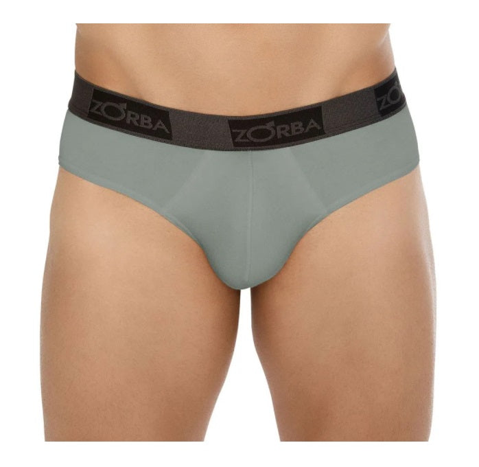Lot of 3 Zorba Slip Plus 716 Gray Male Cotton Underwear Original Brazilian