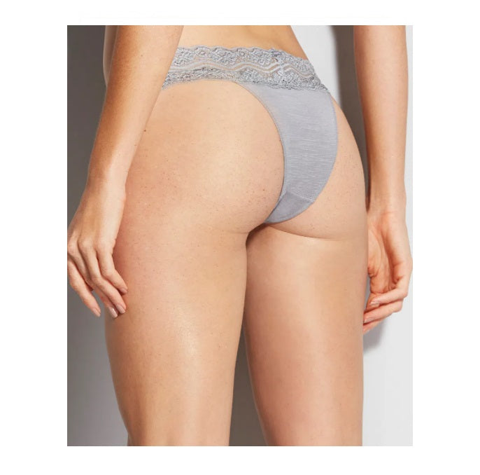 Lot of 3 Hope Green Modal Bikini Lace Panty Mescla Underwear Lingerie Brazilian