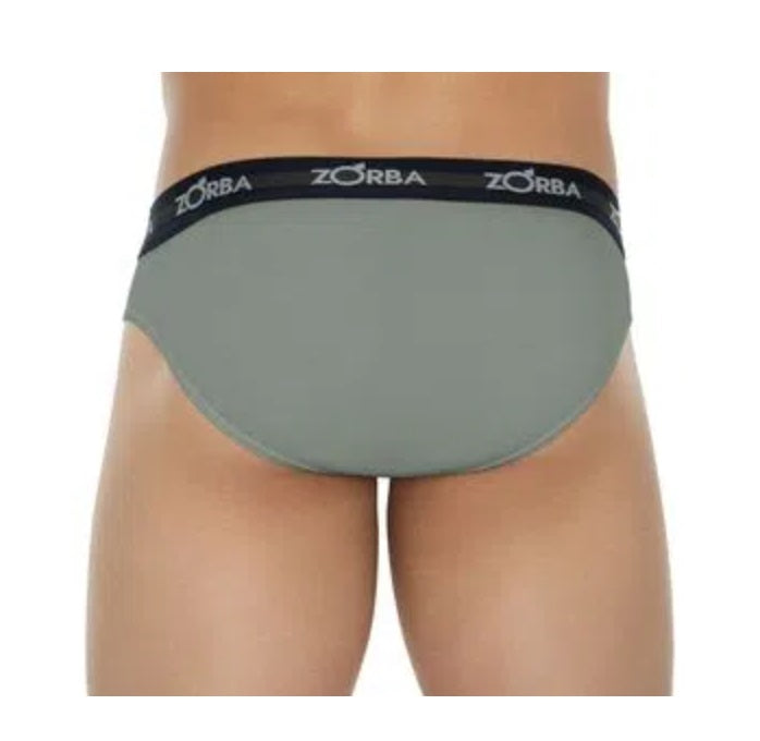 Lot of 3 Zorba Slip Max 764 Gray Cotton Male Underwear Original Brazilian