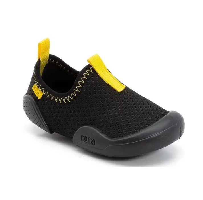 Klin Comfort Slip On Anatomic Black Sneaker Kids Childish Shoe Outwear Brazilian