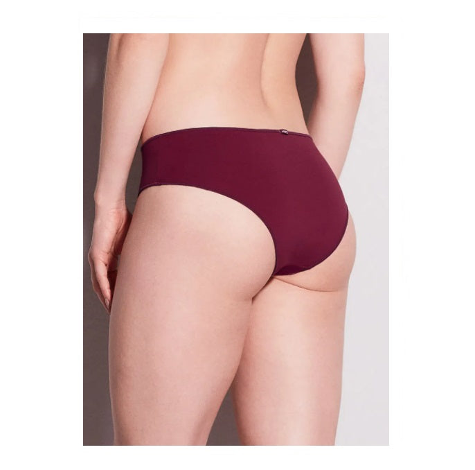 Lot of 3 Hope Touch Bio Microfiber Wide Sides Panty Wine Underwear Brazilian