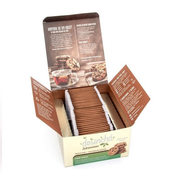 Cookies Flavor Organic Natural Healthy Tea 30 Sachets - Desinchá