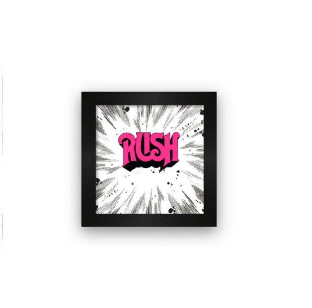 Rush 1974 Tile w/ Frame MDF Decorative Collectible Framework Painting Art