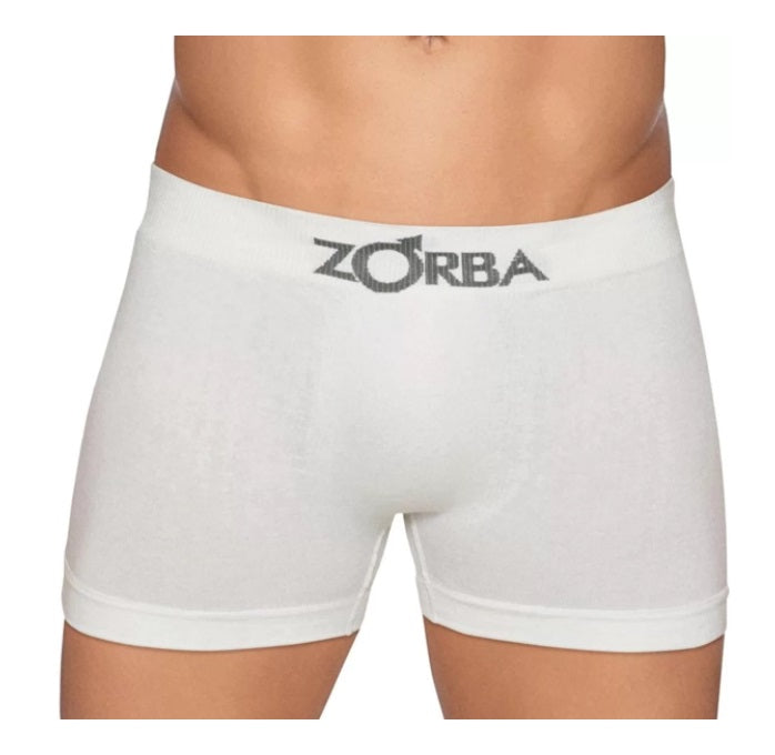 Lot of 3 Zorba Boxer Cotton  Seamless Tagless White Underwear Original Brazilian