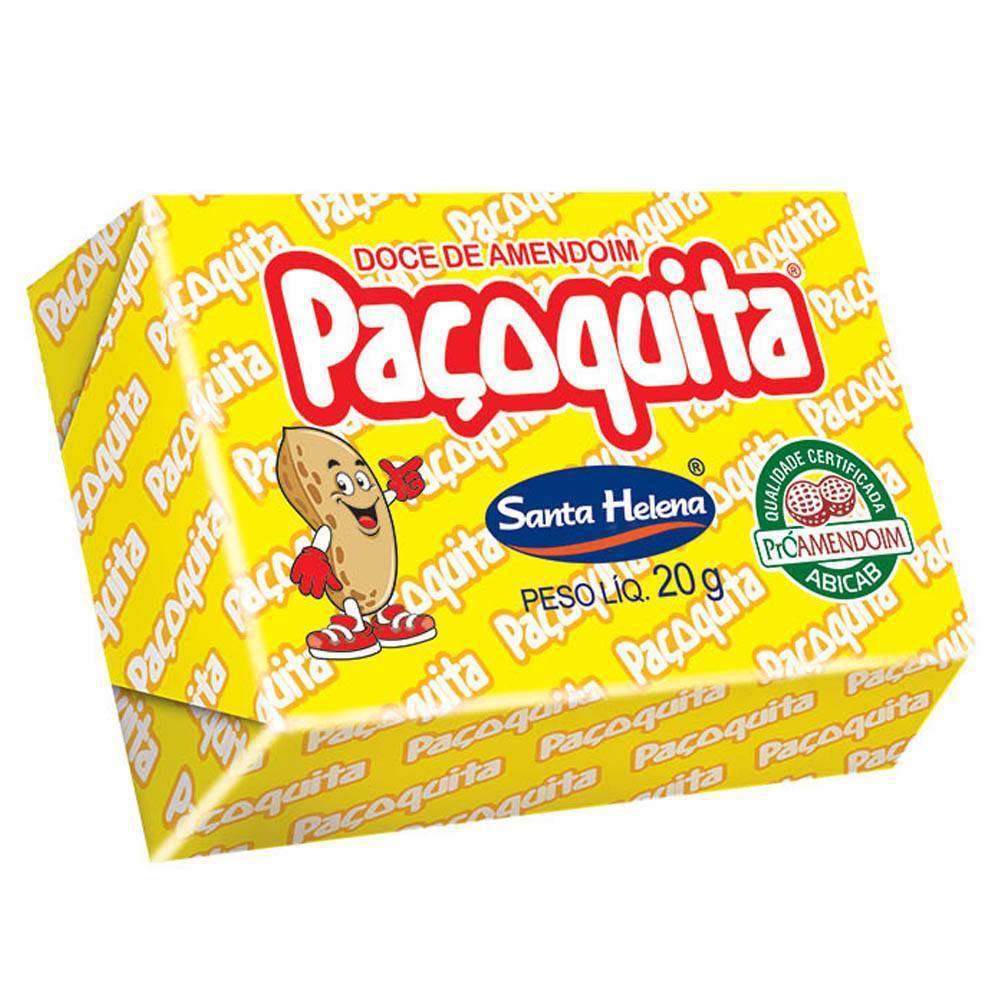 Pacaoca 150 units x 20g Paçoquita Sweet Candy ground peanuts pacoca - Santa He ...