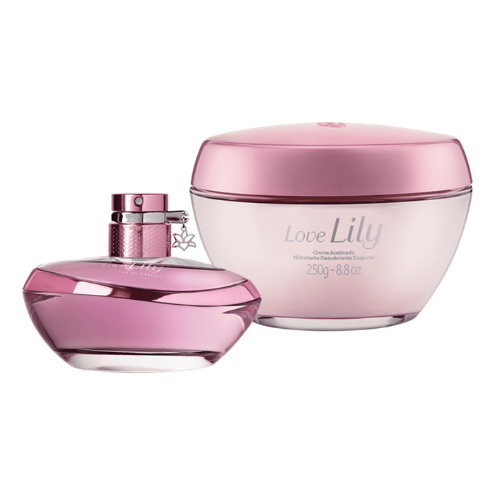 Kit Love Lily: Eau De Parfum + Cream Moisturizing Cream Body Deodorant - o Boticario