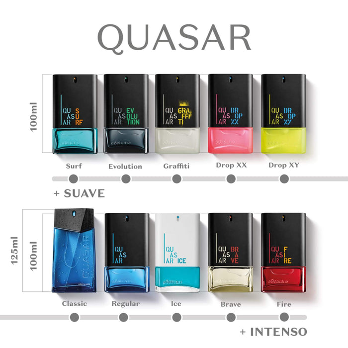 Quasar Graffiti Deodorant Cologne 100ml - o Boticario