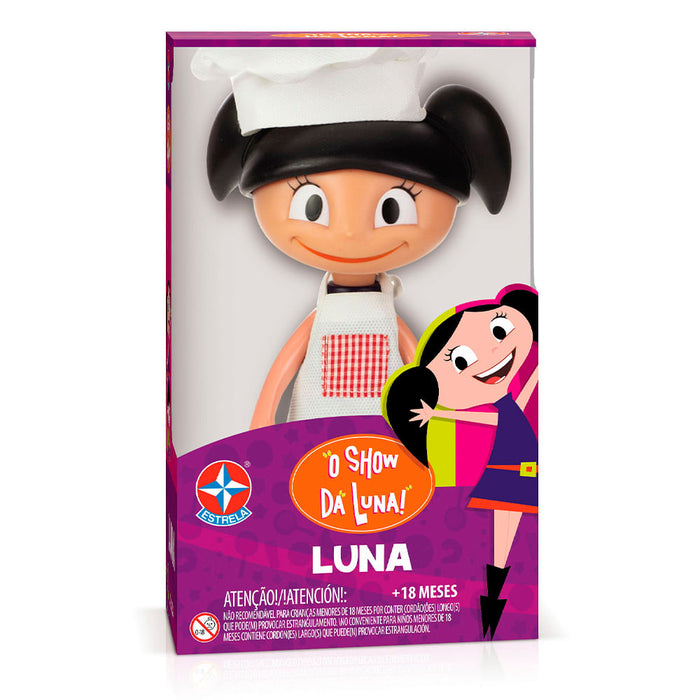 Boneca Luna Chef em Vinil 20cm - Estrela