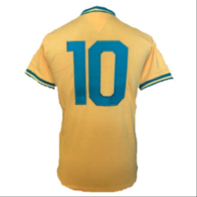 Pele Brazilian Soccer Jersey Team 1968 - Original Retro Athleta