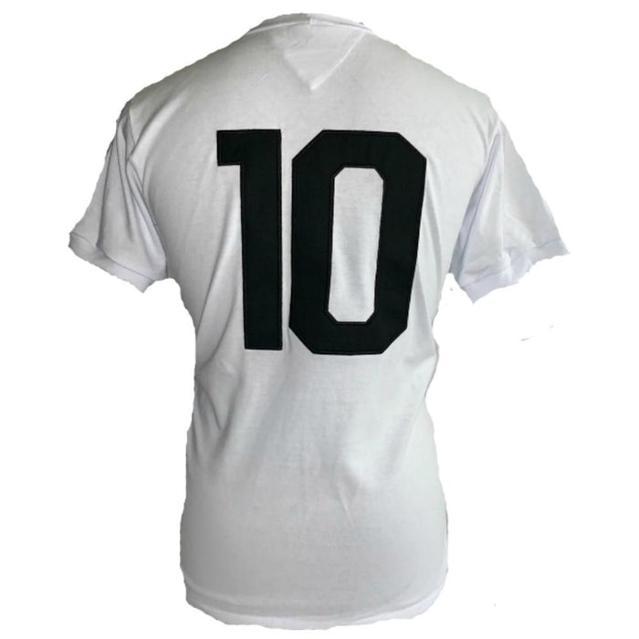 Pele WHITE Soccer Jersey SANTOS 1969 thousandth Goals PELÉ - 100% authentic