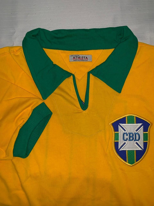Pele Brazilian Soccer Jersey Team 1966 - Original Retro Athleta