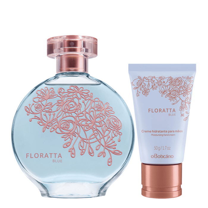 Kit Floratta Blue: Deodorante Cologne + Moisturizing Cream Hands - o Boticario