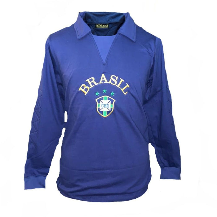 Goalkeeper Soccer Jersey of the Brazilian team of 1974 - Original Retro Athleta