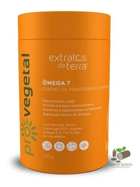 Extratos da Terra Skin Care Extratos da Terra Pro Vegetable Cream Body Massage Omega 7 700 G Extracts