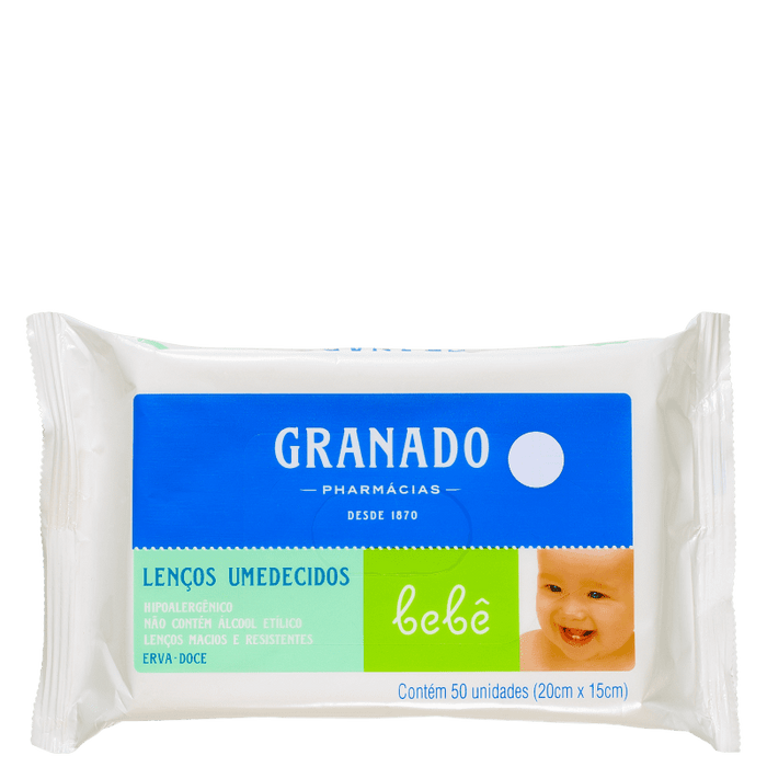 Granado Baby Fennel - Cleaning Tissues (50 units)