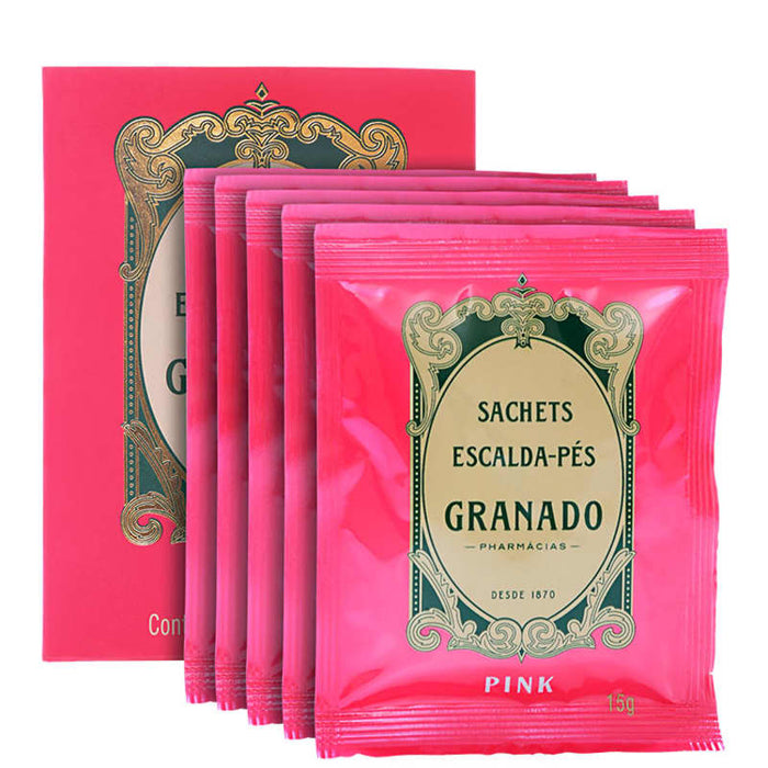 Granado Pink Sachet Scheldt-feet - Relaxing Salt 5x15g