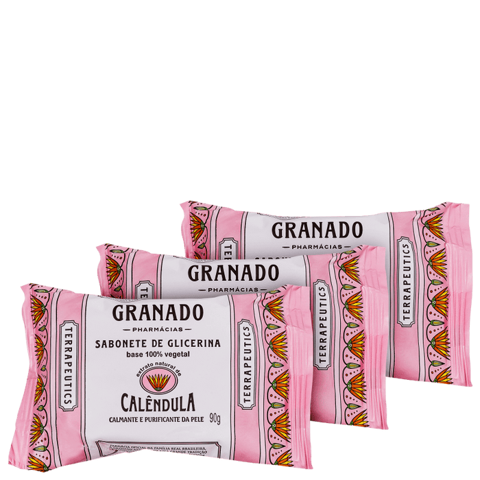Granado Terrapeutics Calendula - Soap in Bar 3x90g