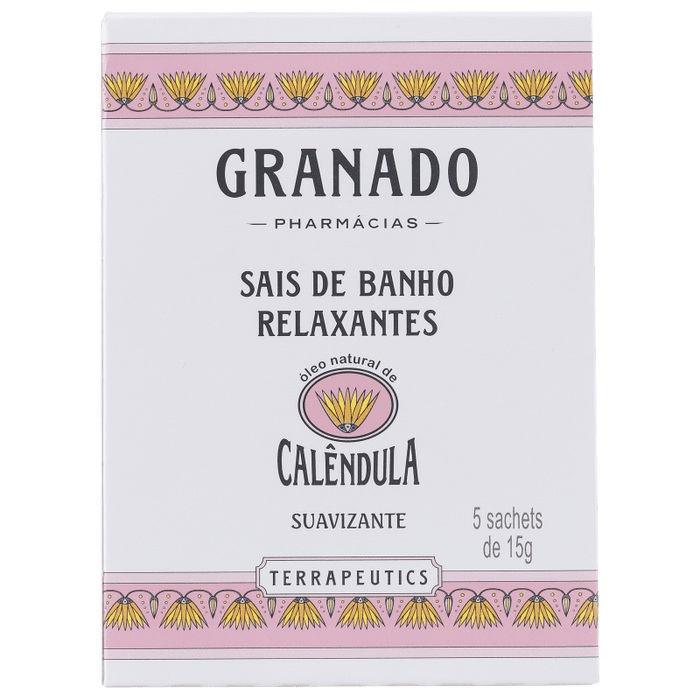 Granado Terrapeutics relaxants calendula - Bath Salts 5x16g