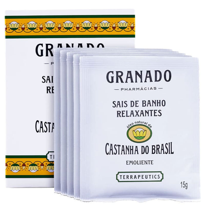 Granado Terrapeutics relaxants Chestnut of Brazil - Bath Salts 5x17g