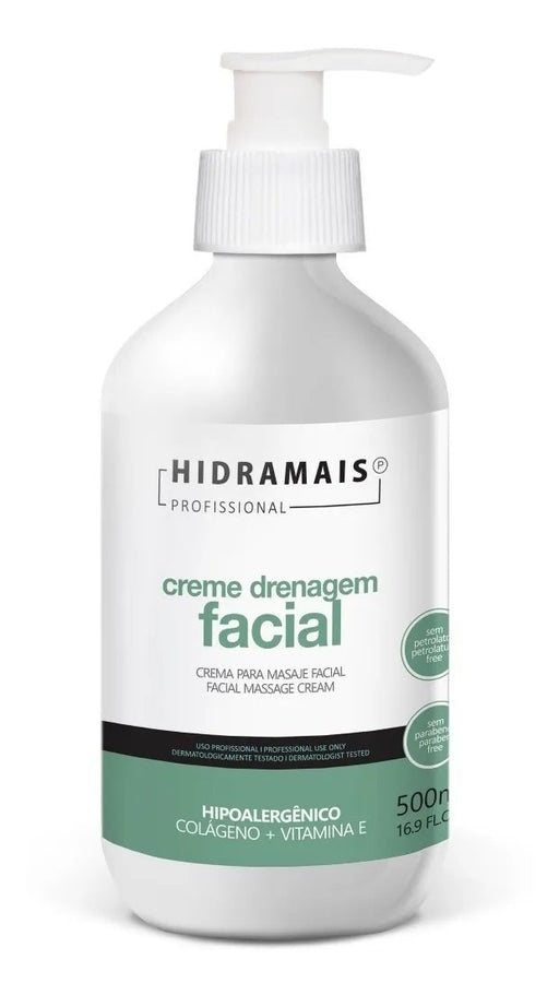 Hidramais Skin Care Hidramais Cream Facial Drainage Hydramais 500 ml