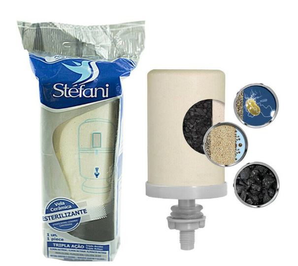 Stéfani Pottery Sterilizing Replacement Cartridge For Brazilian Water Filter