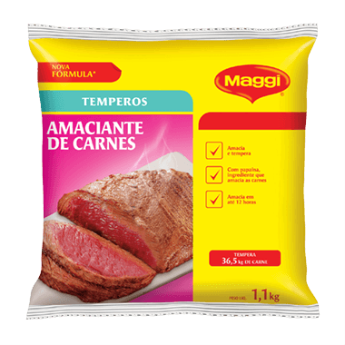 Brazilian Original Chef Line Food Seasoning Meat Tenderizer 1,1Kg - Maggi