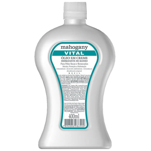 Mahogany Moisturizing Refill Body Deodorant Cream 400 ml - Mahogany