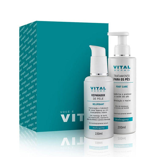 Mahogany #VALUE! Vital Kit Dermo Foot Care and Relipid - Mahogany